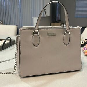Grey Kate Spade purse